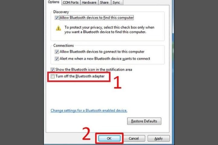 Bật chế độ ghép đôi tai nghe bluetooth