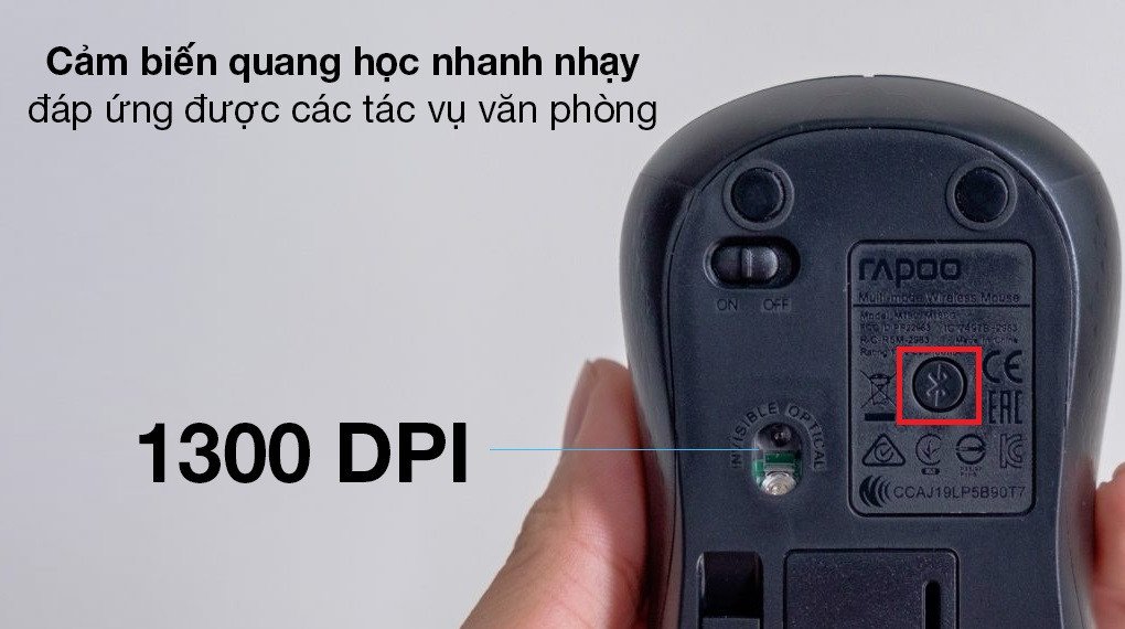 Bật chế độ ghép nối Bluetooth trên chuột không dây