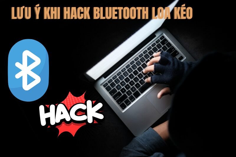 Biển báo cấm hoặc cảnh báo, thể hiện những lưu ý và rủi ro pháp lý khi sử dụng app phá sóng Bluetooth.