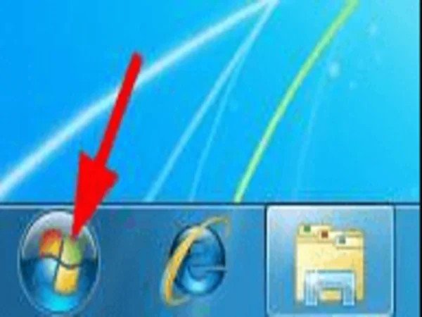 Biểu tượng nút Start của Windows 7 để mở cài đặt Bluetooth
