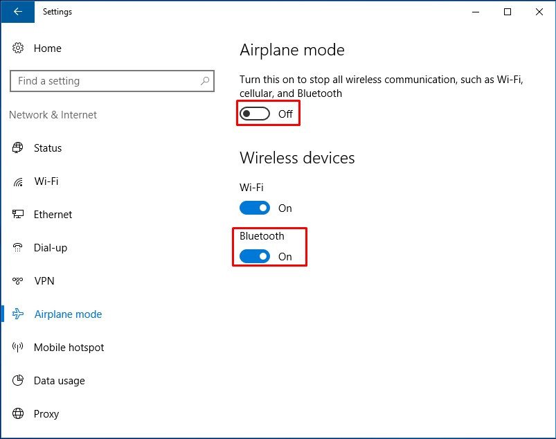 Bluetooth Not Available trên Windows 10