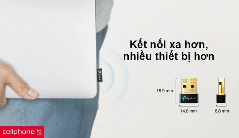Bộ phát Bluetooth 5.0 cho PC kết nối không dây ổn định