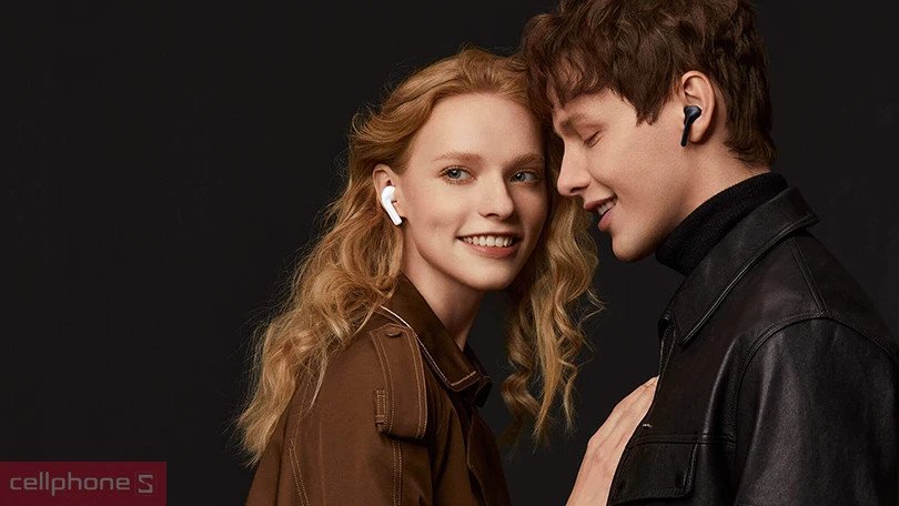 Cận cảnh thiết kế 3 micro của tai nghe Xiaomi Buds 3, hỗ trợ đàm thoại rõ nét