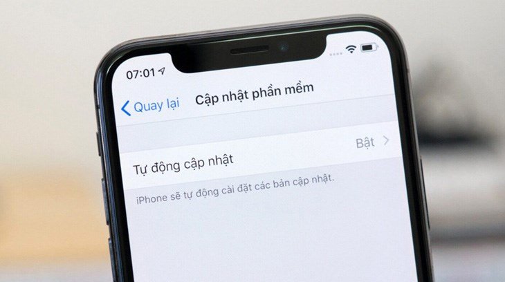 Cập nhật phần mềm iOS để khắc phục lỗi