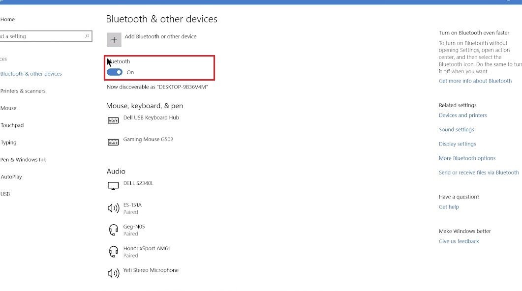 Chọn thêm thiết bị Bluetooth mới trên máy tính Windows 10