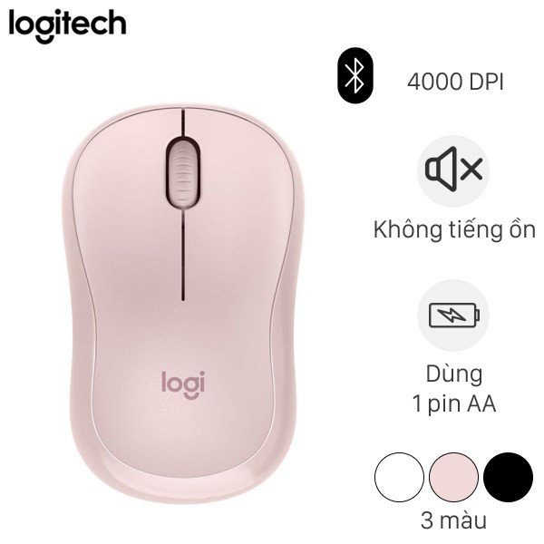 Chuột Bluetooth Silent Logitech M240, phụ kiện không thể thiếu cho MacBook