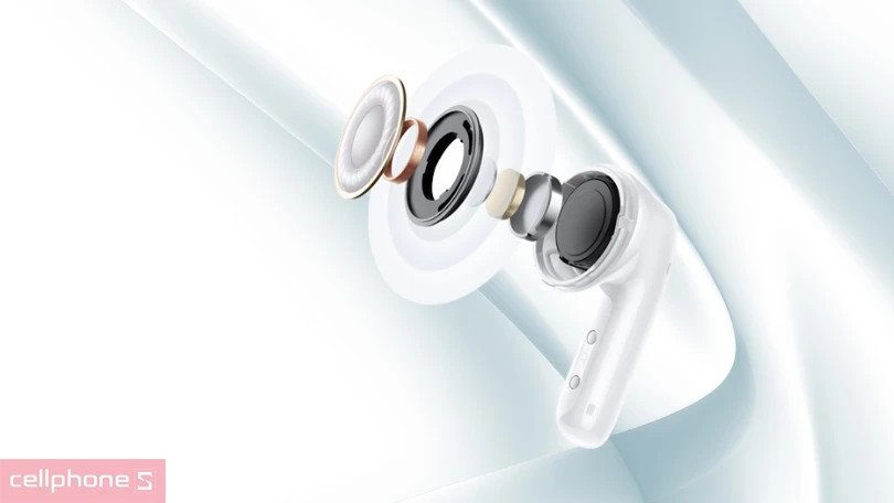 Công nghệ Bluetooth 5.4 đảm bảo kết nối ổn định cho tai nghe Redmi Buds 6s