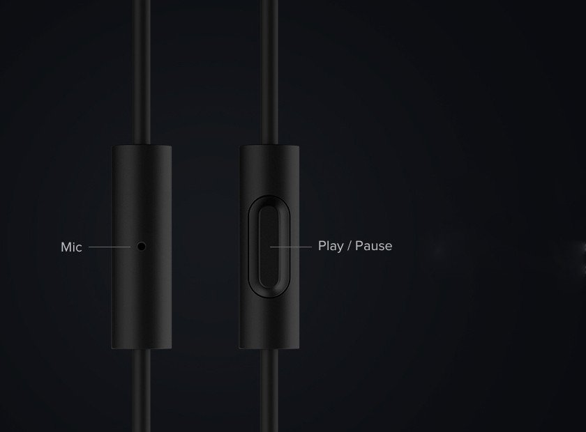 Cụm điều khiển tích hợp micro trên tai nghe Xiaomi có dây