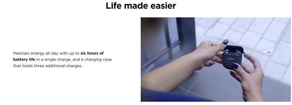 Điều khiển cảm ứng và ứng dụng Bose Music của Bose QuietComfort Earbuds II