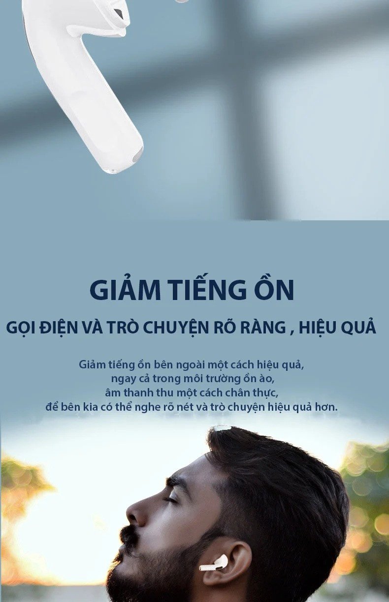 Hai chiếc tai nghe Pro 6 màu trắng đặt trên mặt phẳng
