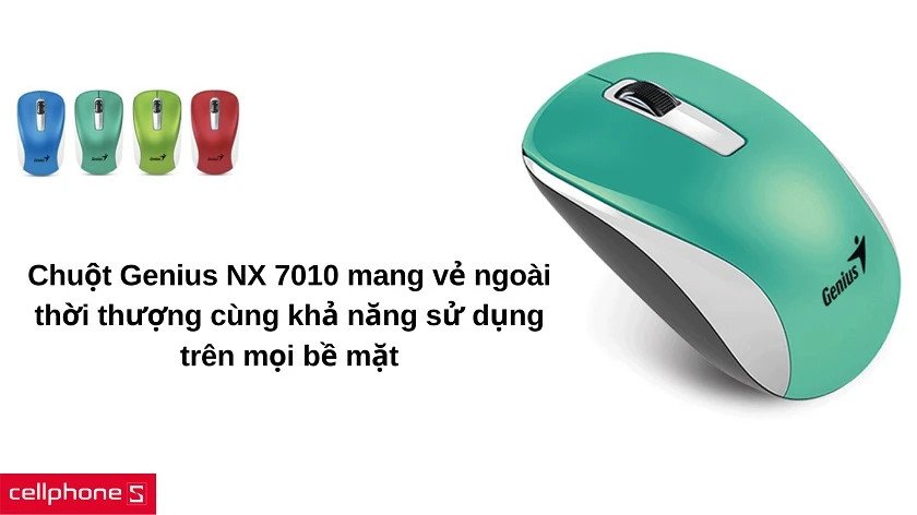 Hình ảnh chuột không dây Genius NX 7010