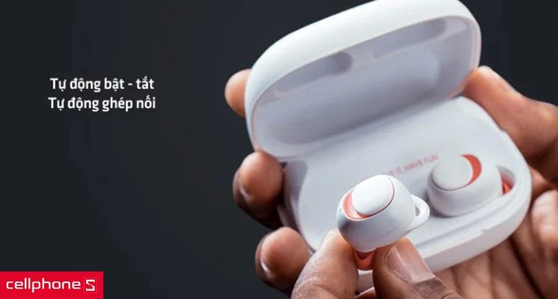 Hướng dẫn kết nối tai nghe Havit Bluetooth, bước 1: bật nguồn thiết bị