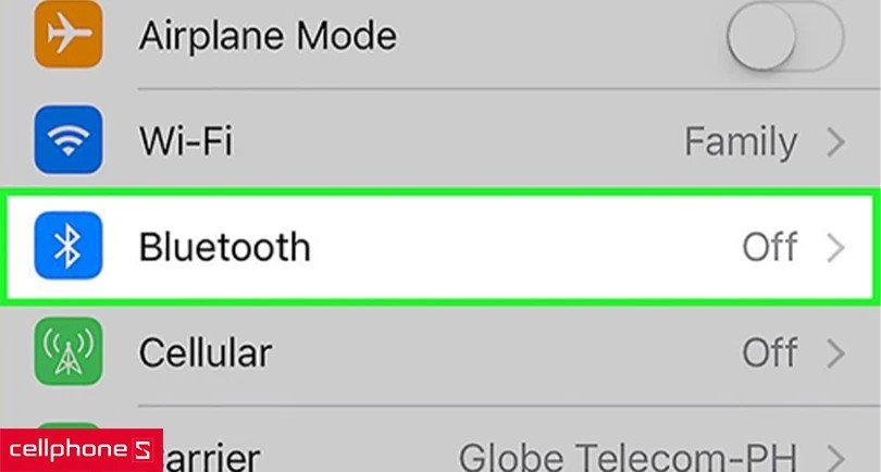Hướng dẫn kết nối tai nghe Havit Bluetooth, bước 2: chọn thiết bị trên điện thoại
