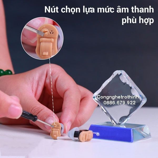 Hướng dẫn sử dụng máy trợ thính mini với các núm tai silicon