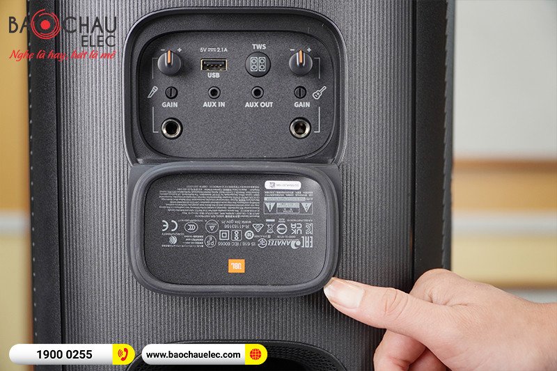 JBL PartyBox 110 trong không gian tiệc tùng ngoài trời sôi động