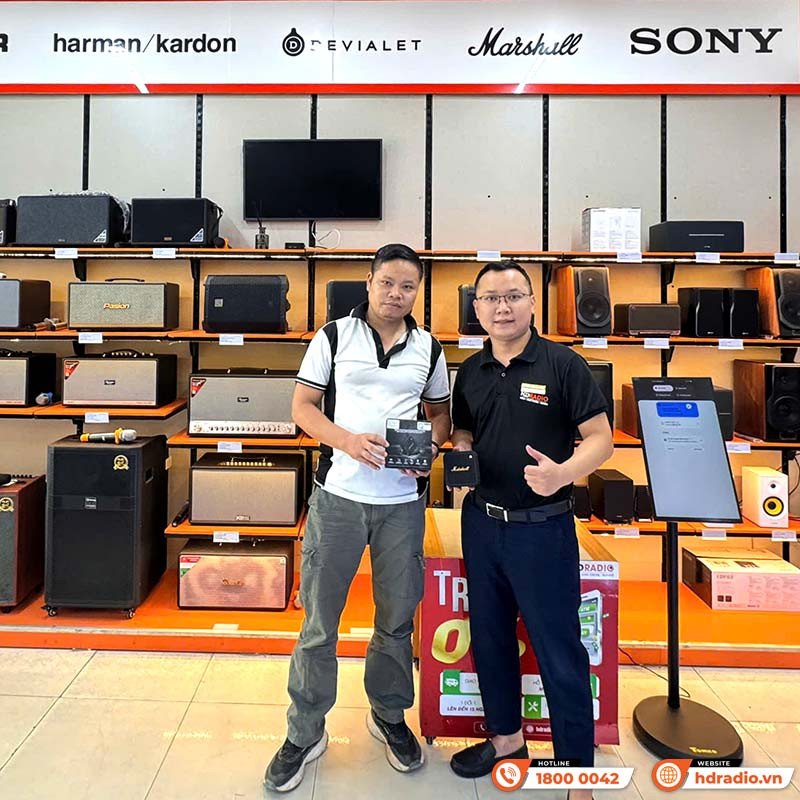 khách hàng lựa chọn loa Marshall Willen 2 tại Trần Du Audio