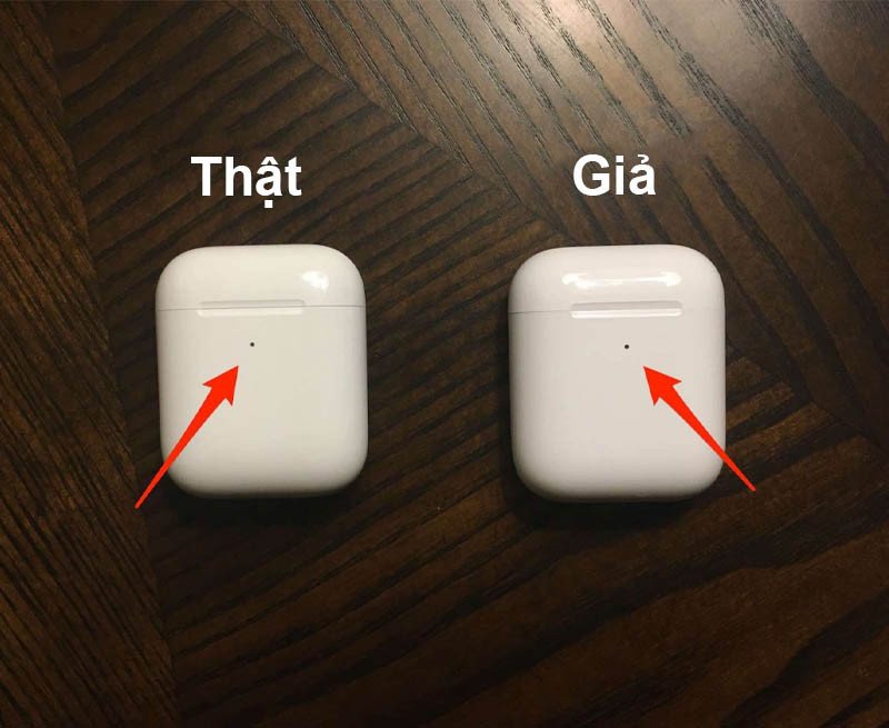 Kiểm tra đèn báo trạng thái của AirPods