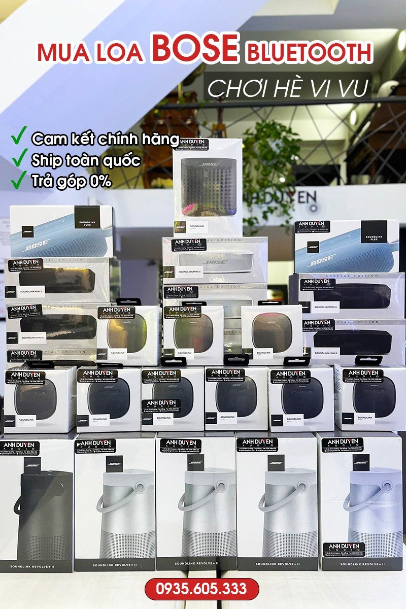 Loa bluetooth Bose Đà Nẵng với thiết kế tinh tế và âm thanh vượt trội