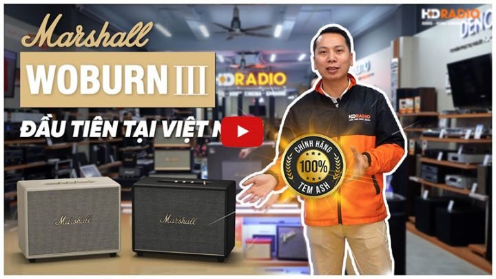 Loa bluetooth cao cấp Marshall Woburn 3 với thiết kế cổ điển