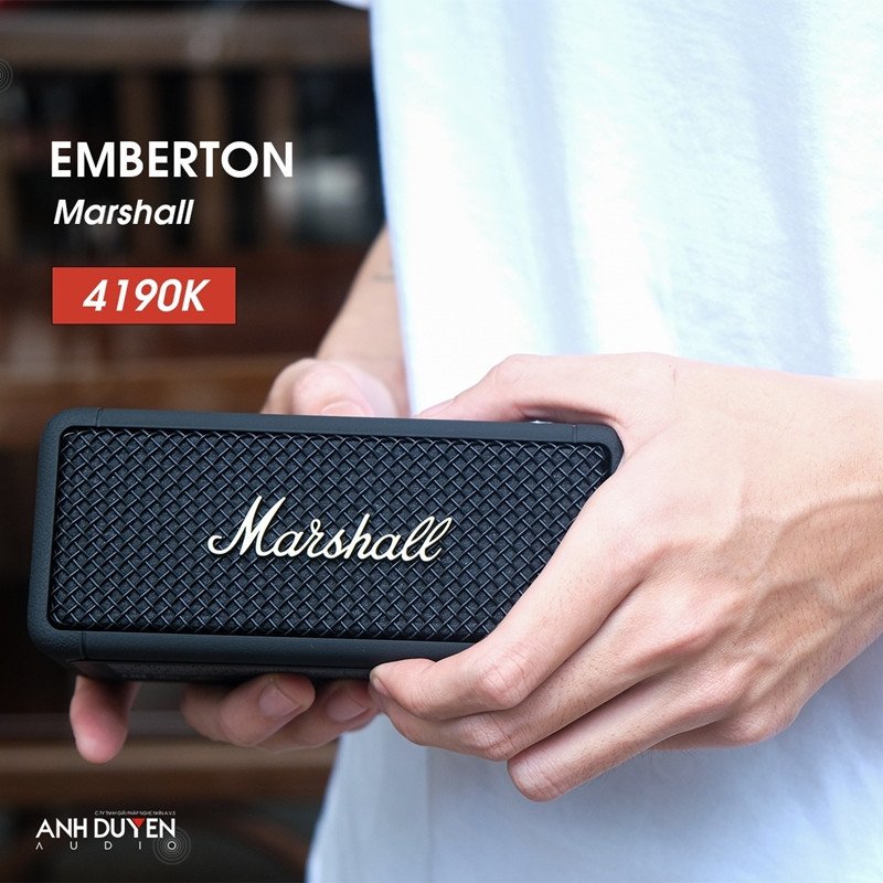 Loa bluetooth Marshall Đà Nẵng với phong cách cổ điển và âm thanh mạnh mẽ