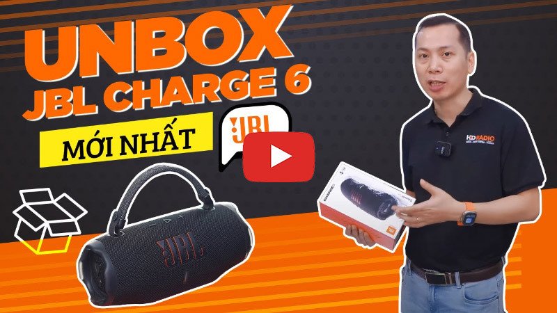 loa bluetooth mini JBL Charge 6 với công nghệ AI Sound Boost