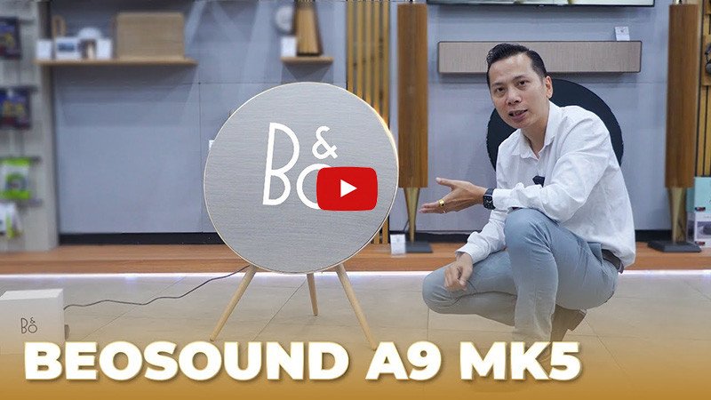 Loa B&amp;O Beosound A9 MK5, một hệ thống loa cao cấp có thể kết nối đồng thời với các thiết bị khác.