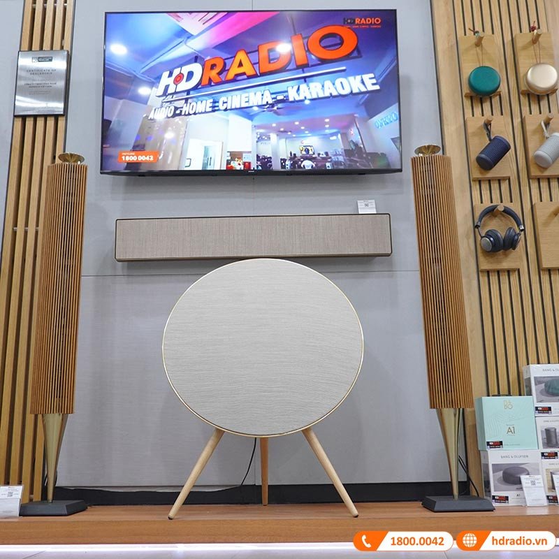 Loa B&amp;O Beosound A9 MK5 với thiết kế độc đáo dạng đĩa tròn