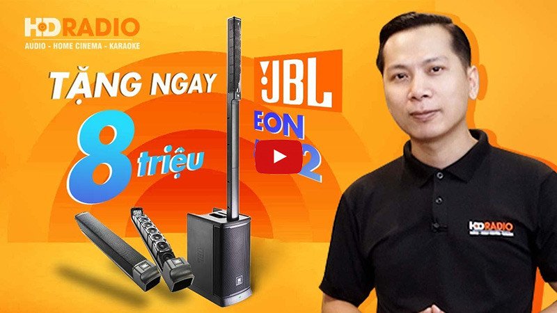 Loa JBL Eon One MK2 (II) với thiết kế column array gọn gàng