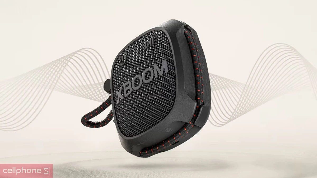 Mặt trước của loa bluetooth LG XBOOM với các nút điều khiển