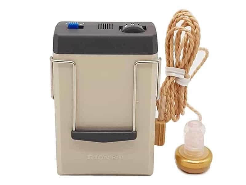 Máy trợ thính Rionet HA-20Dx dạng dây đeo tiện lợi cho người lớn tuổi