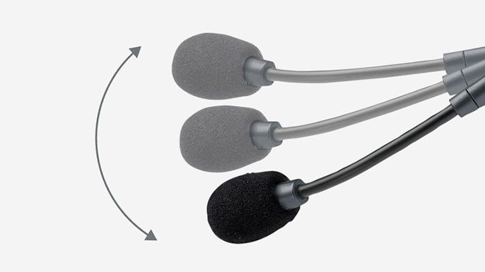 Micro có thể xoay 180 độ của tai nghe Logitech H111