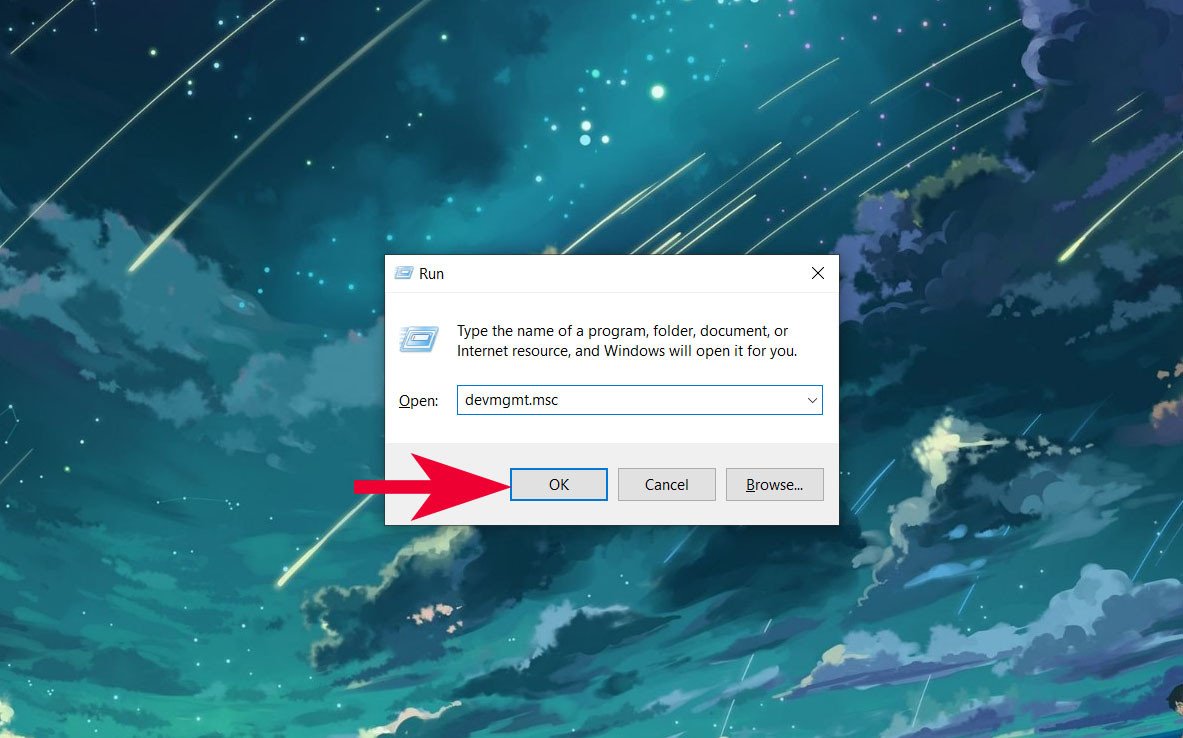 Mở Device Manager để cập nhật driver âm thanh máy tính