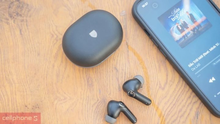 Tai nghe bluetooth true wireless Soundpeats T3 Pro với thiết kế hiện đại và chất âm sống động