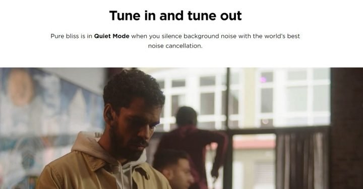 Tai nghe Bose QuietComfort Earbuds II thiết kế nhỏ gọn