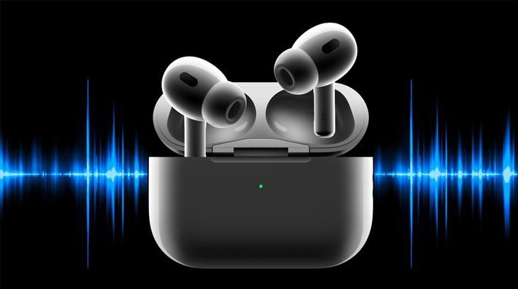 Tai nghe không dây Apple AirPods Pro 2 với chip H2 và chống ồn ANC