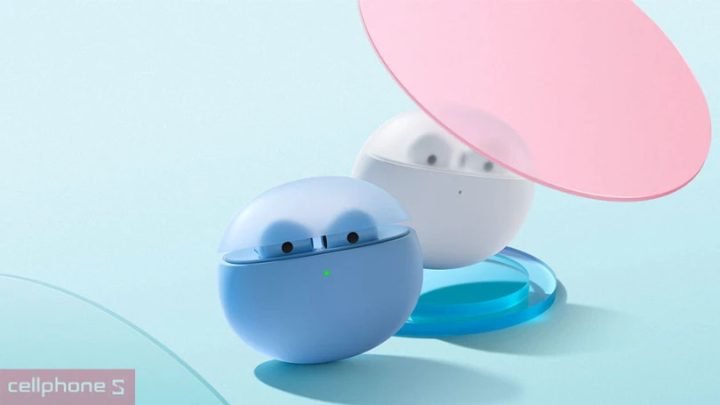 Tai nghe không dây Oppo Enco Air 3 với thiết kế trong suốt sang trọng