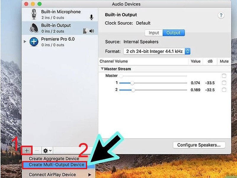 Tạo thiết bị Multi-Output mới để kết nối hai tai nghe Bluetooth trên MacBook
