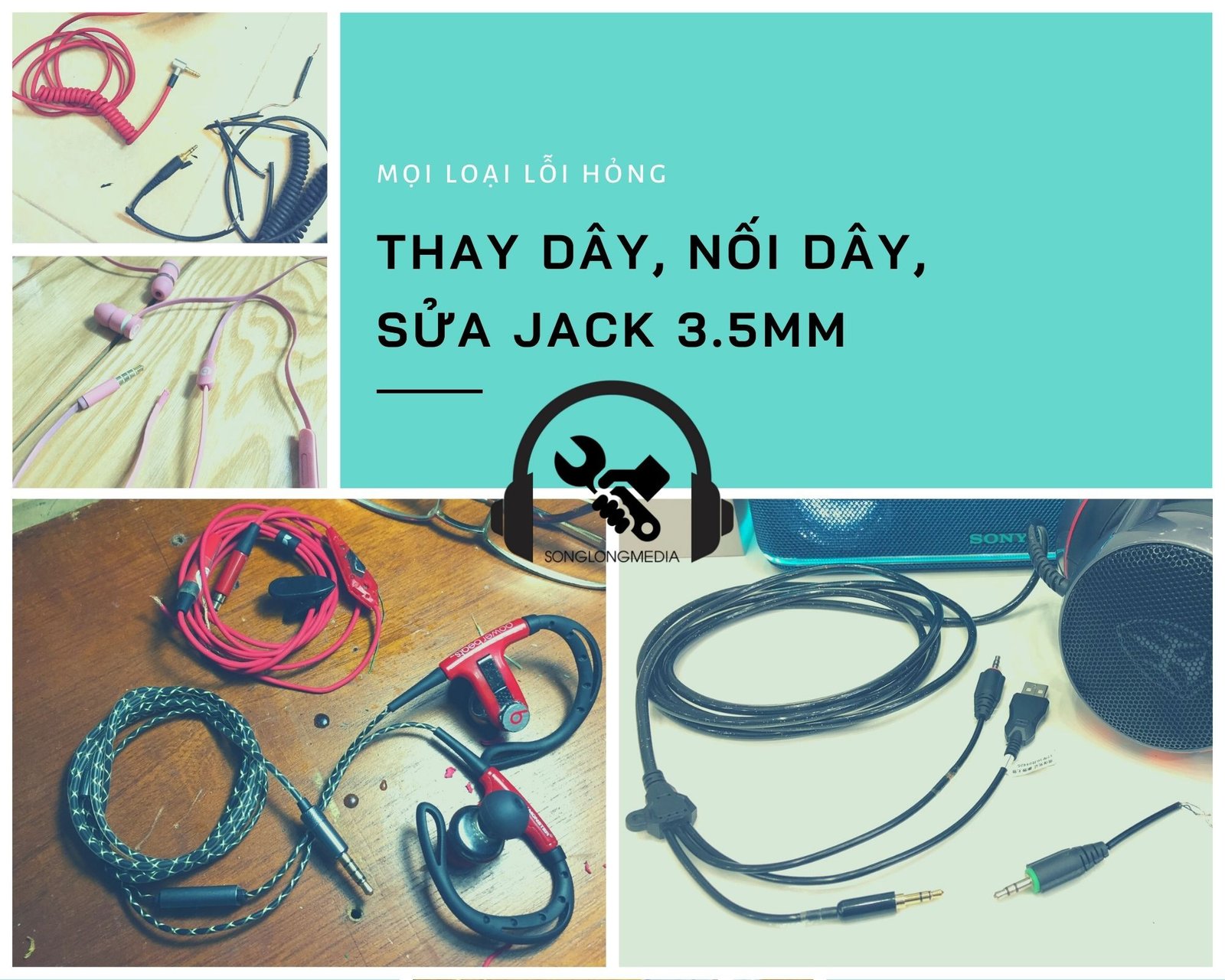 Thay jack cắm tai nghe