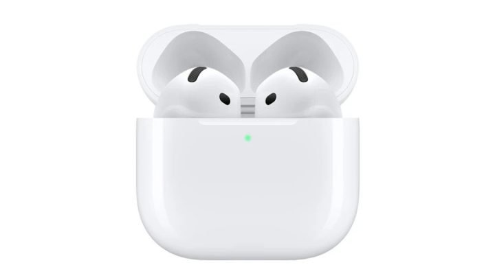 Thiết kế công thái học của tai nghe AirPods Pro 4 màu trắng