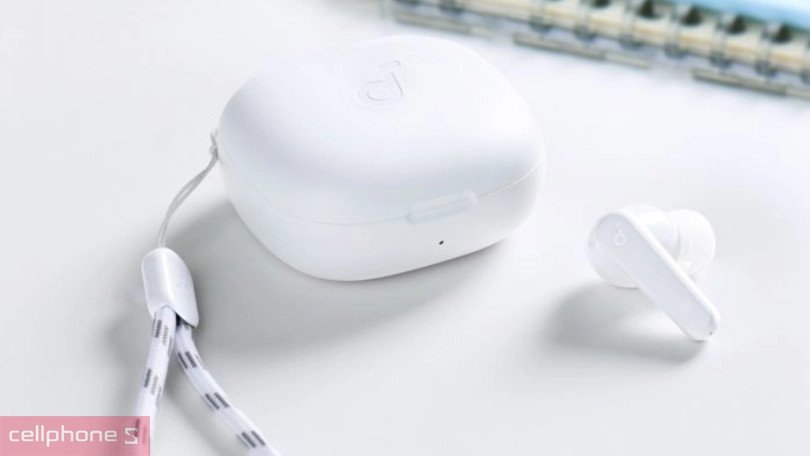 Thiết kế tai nghe Soundcore R50i dạng earbuds nhỏ gọn và sang trọng