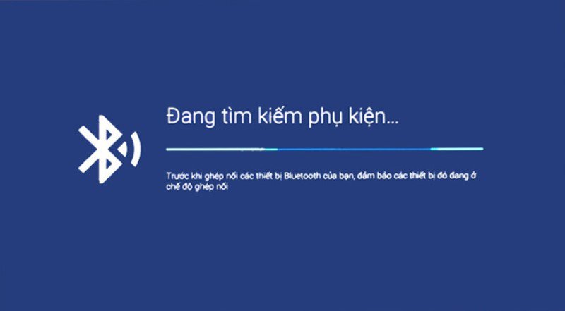 Tivi tìm kiếm thiết bị Bluetooth