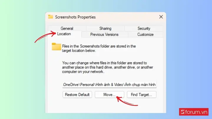 Thay Đổi Thư Mục Lưu Ảnh Chụp Màn Hình Trên Windows