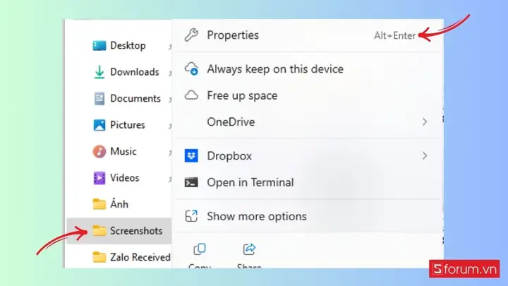 Thay Đổi Thư Mục Lưu Ảnh Chụp Màn Hình Trên Windows