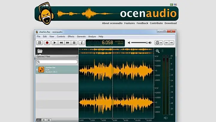 Ocenaudio Ocenaudio