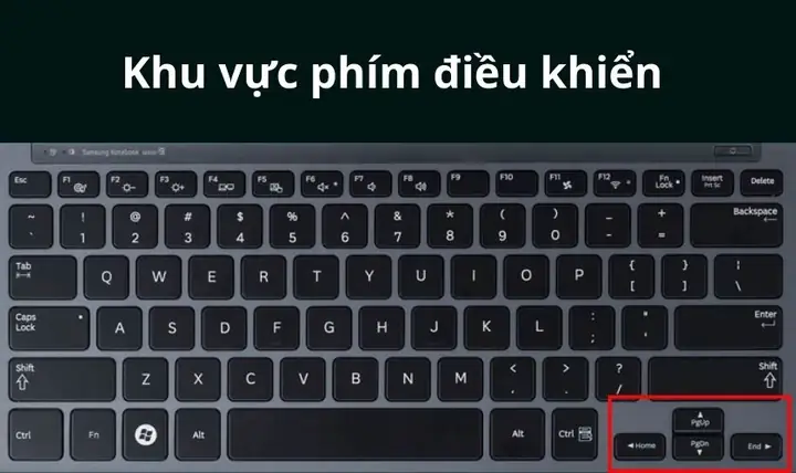 Khu Vực Phím Điều Khiển