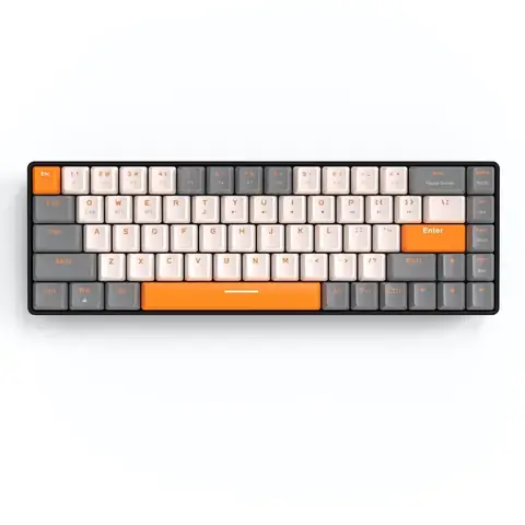 Bàn Phím Cơ Không Dây K68 Kết Nối Máy Tính, Điện Thoại, Tablet Bàn Phím Cơ Không Dây K68 Kết Nối Máy Tính, Điện Thoại, Tablet