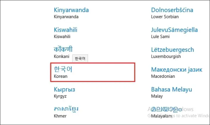 Cách Cài Đặt Bàn Phím Tiếng Hàn Trên Máy Tính Windows