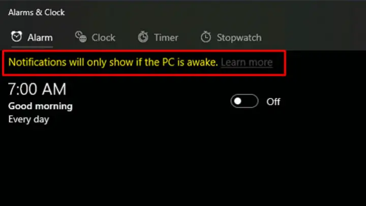 Lưu Ý Khi Đặt Báo Thức Trên Máy Tính, Laptop