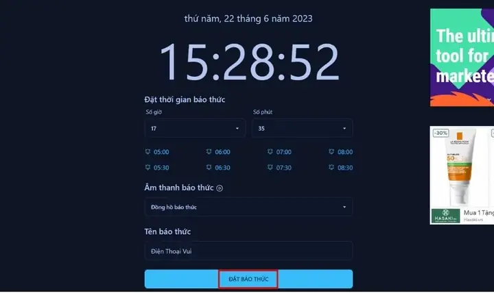 Cách Đặt Báo Thức Với Ứng Dụng Online Cách Đặt Báo Thức Với Ứng Dụng Online