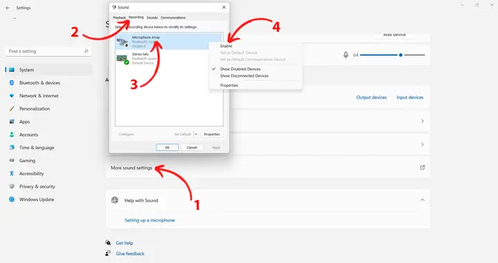Cách Bật Micro Máy Tính Win 10 Bằng Sound Settings